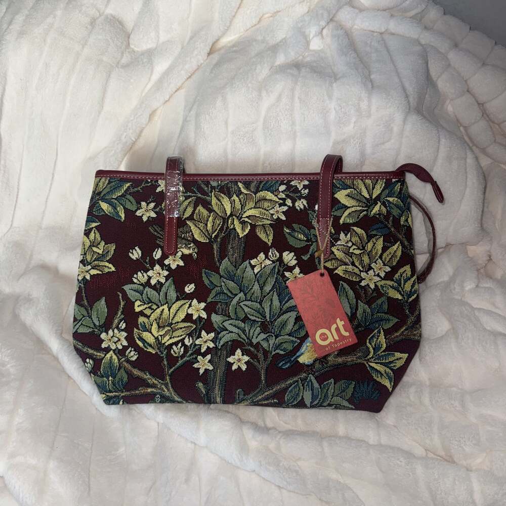 Signare USA Royal Stewart Tartan Red Shoulder Tote Bag : ,
